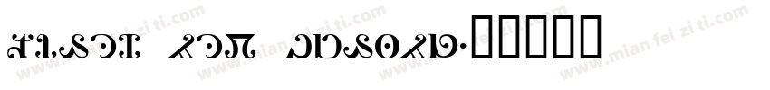 times new romand字体转换